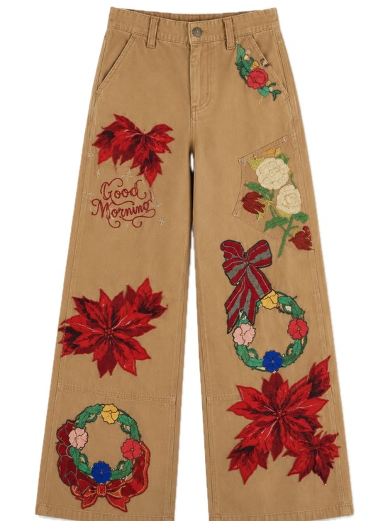 Free People Denim - Free People Bright Time Craft Pant Size 14 NWT